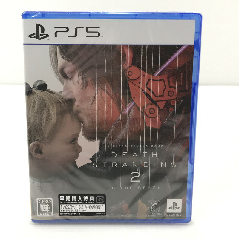 【中古美品】 【未開封】PlayStation5 PS5 プレイステーション5 プレステ5 ソフト DEATH STRANDING 2:ON THE BEACH...