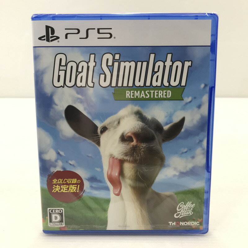 【中古美品】 【未開封】PlayStation5 PS5 プレイステーション5 プレステ5 ソフト Goat Simulator: Remastered [CE...