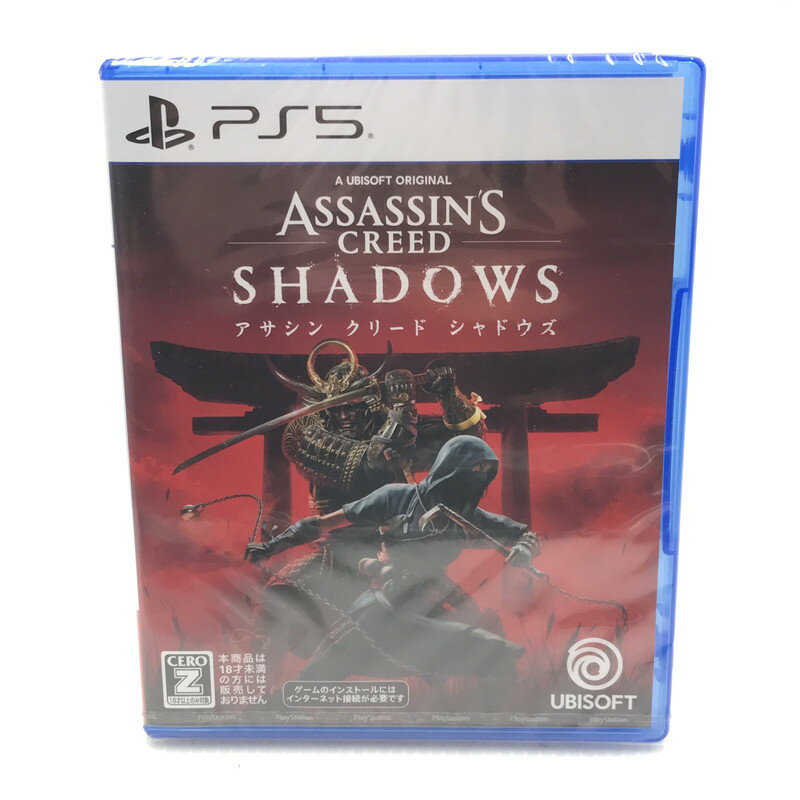【中古美品】 【未開封】PlayStation5 PS5 プレイステーション5 プレステ5 ソフト アサシン クリード シャドウズ スタンダードエディション [...