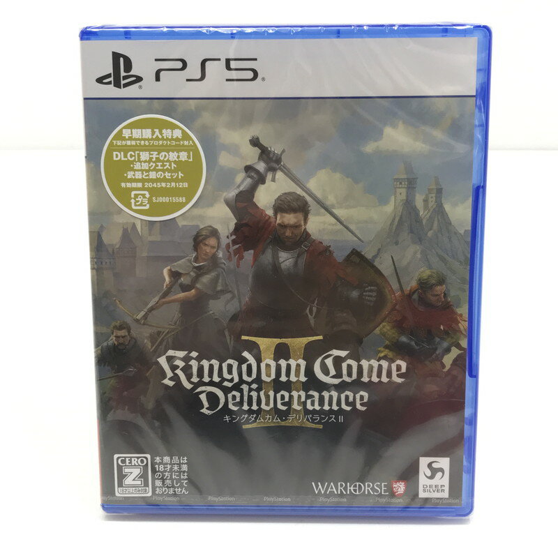 【中古美品】 【未開封】PlayStation5 PS5 プレイステーション5 プレステ5 ソフト キングダムカム・デリバランス 2 [CERO区分_Z / 18歳以上対象] 026-251018-hi-11-tag 万代Net店
