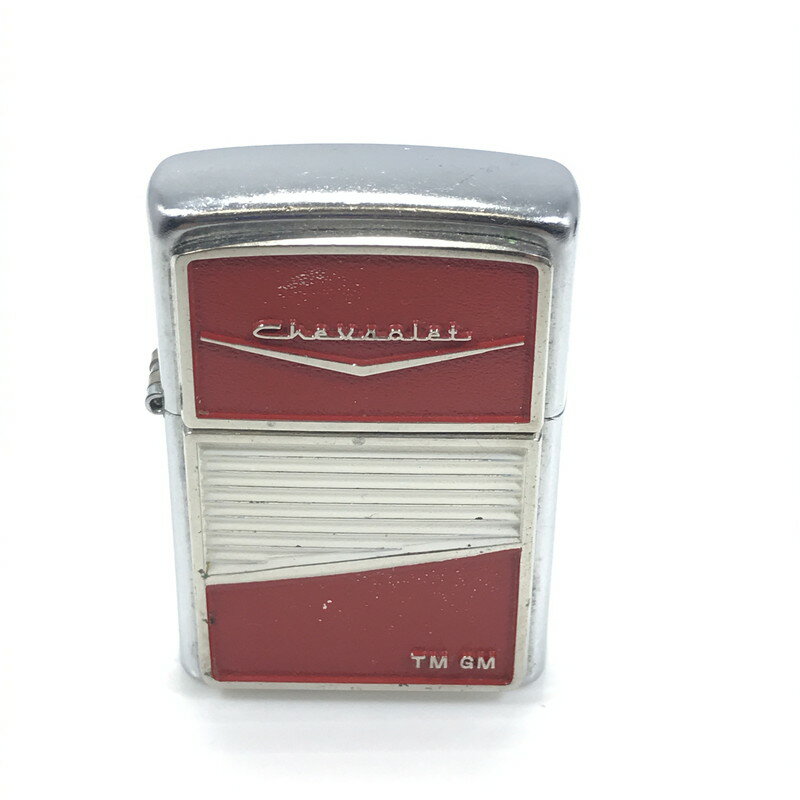 【中古品】【メンズ】 ZIPPO ジッポ CHEVROLET シボレー 03年製 オイルライター 喫煙具 アクセサリー 2..
