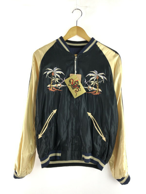 楽天万代Net店【中古品】【メンズ】 TAILOR TOYO テーラー東洋 MID 1950S STYLE ACETATE SOUVENIR JACKET TT14813-128 スーベニアジャケット スカジャン ライトアウター 145-251109-na-07-tag サイズ：L カラー：ネイビー/ブラック 万代Net店