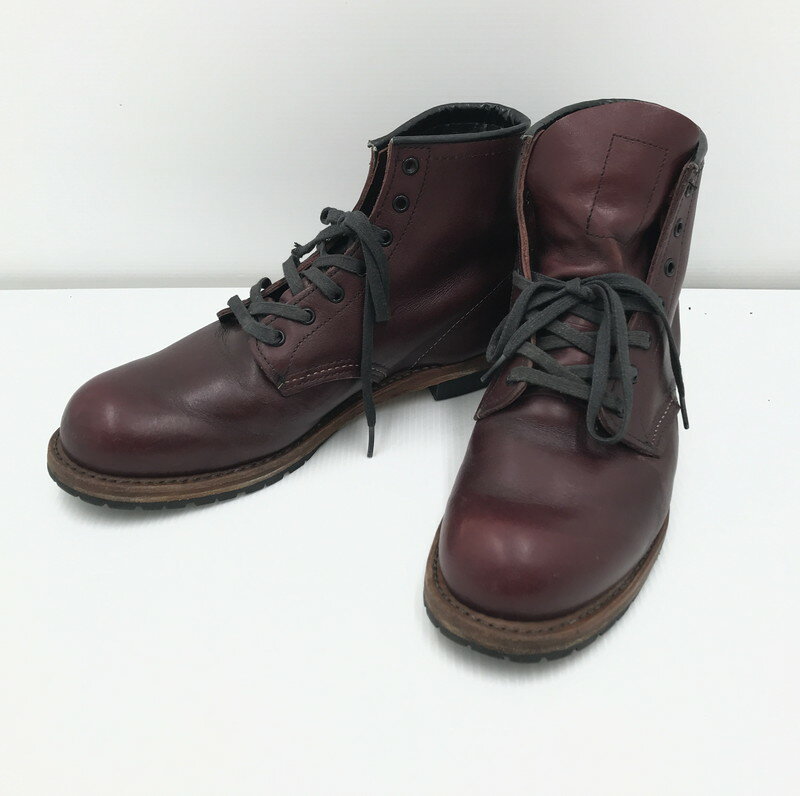 【中古品】【メンズ】 RED WING レッドウィング BECKMAN 9011 ベックマン ブーツ USA製 縦長タグ 16年製 靴 164-251112-rt-03-tag サイズ：8 1/2D カラー：ブラウン系 万代Net店