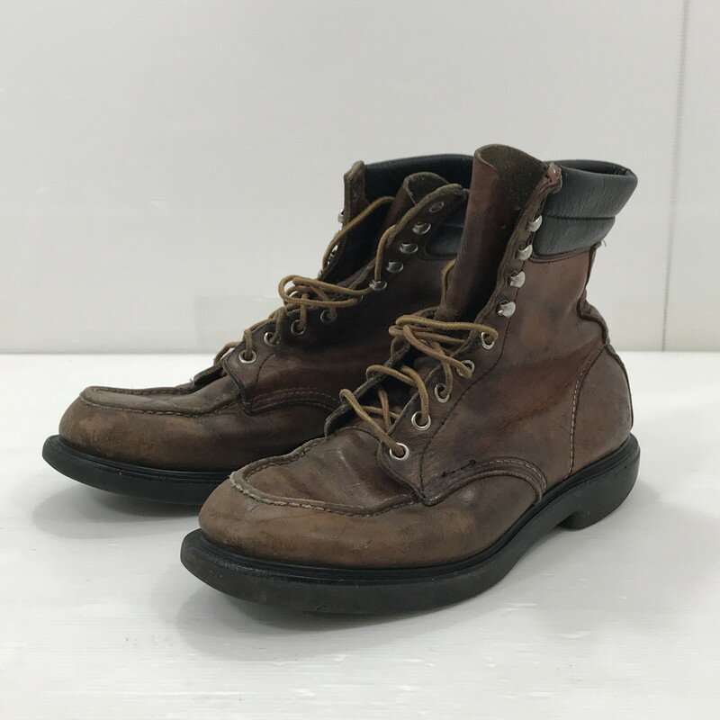 【現状渡し品】【メンズ】 RED WING レッドウィング WORK BOOTS 5202 ワークブーツ 刺繍羽タグ 靴 164-251122-na-09-tag カラー：ブラウン 万代Net店