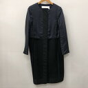 【中古】【メンズ】 SEE BY CHLOE シーバイクロエ CHS18AMA06002 ノーカラー ナイロン ウール ロングコート アウター 168-231204-at-11-tei サイズ:34 カラー:ネイビー 万代Net店(4)
