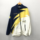 【中古】【メンズ】 CHALLENGER チャレンジャー GARY YAMAMOTO ゲーリー ヤマモト WARMUP JACKET ウォームアップ ジャケット ナイロン アウター 142-240109-at-8-tei サイズ：XL カラー：イエロー 万代Net店