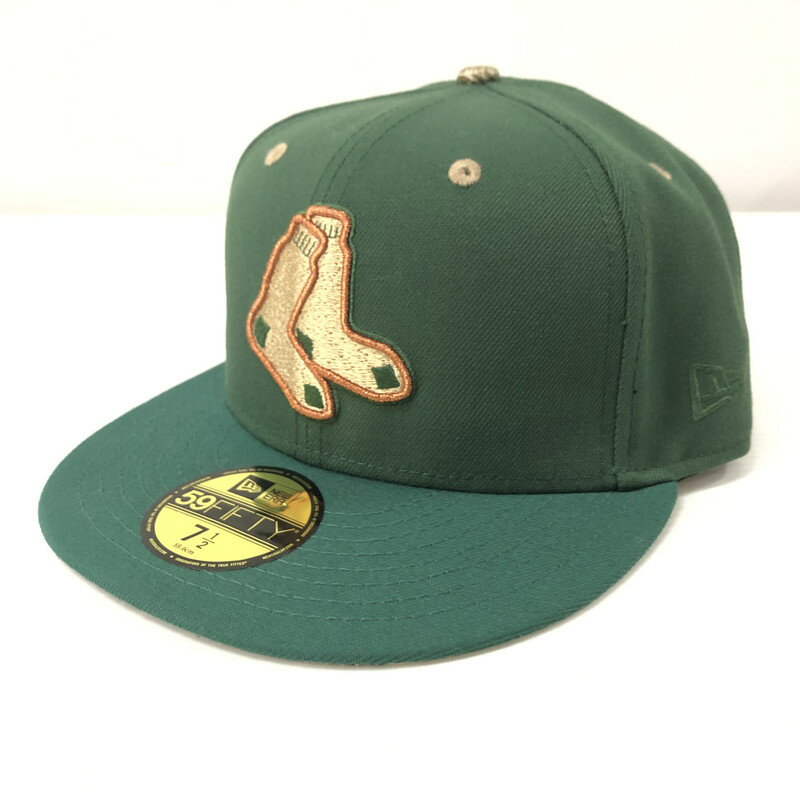 【中古】【メンズ】 NEW ERA ニューエラ 59FIFTY REDSOX FENWAY DARK CAP キャップ 帽子 185-240119-tk-1-tei サイズ：7 1/2(59.6cm) カラー：グリーン 万代Net店