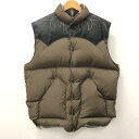 【中古】【メンズ】 RAFU ラフ RMFC DOWN VEST W EMBROIDERY ダウン ベスト リバーシブル 145-240122-tk-15-te...