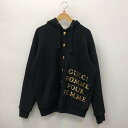 【中古】【メンズ】 GUCCI グッチ HOMME POUR FEMME 19SS フーディー ジャケット スパンコール アウター 183-240229-yo-6-tei カラー：ブラック 万代Net店