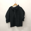 楽天スーパーSALE 20%OFF~【中古】【レディース】 BOTTEGAVENETA ボッテガヴェネタ EPBV-18-3137 MOCK NECK THREE-QUARTER SLEEVE SWEATSHIRT モックネック スウェット 7分丈 トップス 169-240410-ma-5-tei サイズ:42 カラー:ブラック 万代Net店