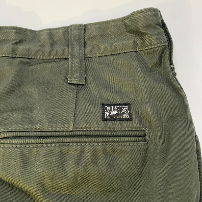 【中古品】【メンズ】 COOTIE クーティー WORK PANTS ワークパンツ ボトムス 153-241123-kk-18-tei サイズ：L カラー：オリーブ 万代Net店