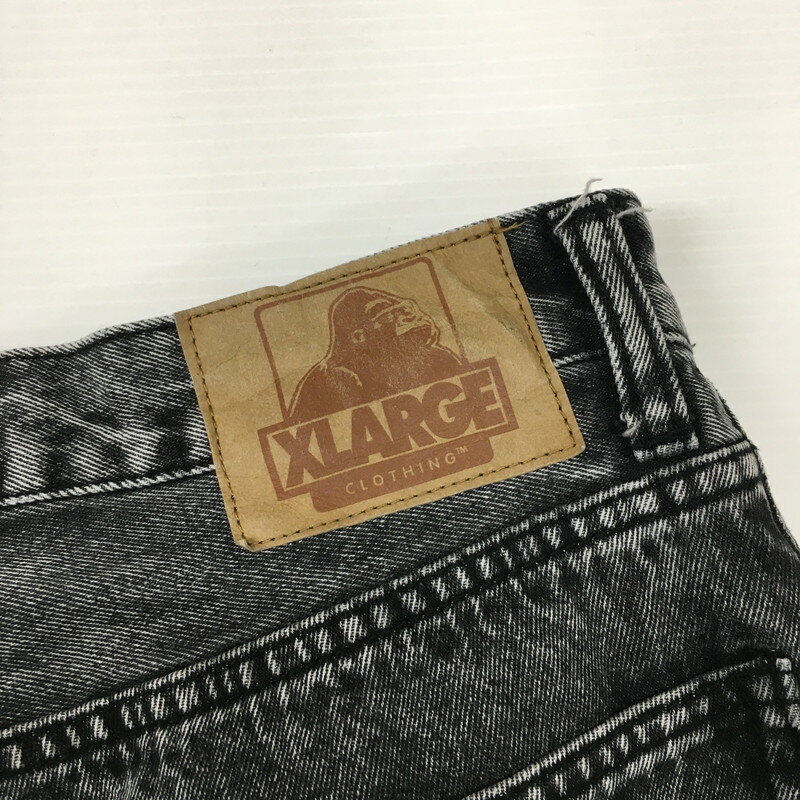 【中古品】【メンズ】 XLARGE エクストララージ 24AW CHEMICAL WIDE DENIM PANTS 101244031005 ケミカル ウォッシュ デニムパンツ ボトムス 153-241218-at-11-tei サイズ：32 カラー：ブラック 万代Net店