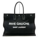 【中古品】【メンズ】 SAINT LAURENT サンローラン RIVE GAUCHE CANVAS TOTE BAG リヴゴーシュ キャンバス トートバッグ ...