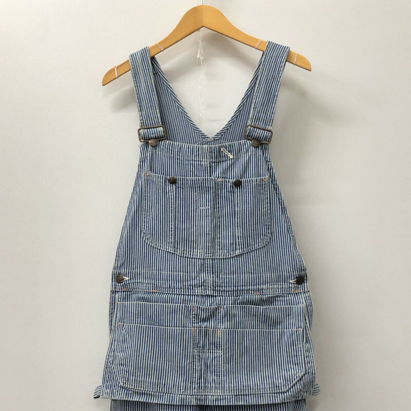【中古品】【メンズ】 SEARS シアーズ DOUBLE KNEE HICKORYSTRIPE OVERALL WPL12559 ダブルニー エプロン付き ヒッコリーストライプ オーバーオール ボトムス パンツ 145-241228-kk-25-tei サイズ:28 カラー:ヒッコリーストライプ 万代Net店
