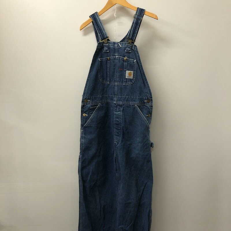 【中古品】【メンズ】 Carhartt カーハート DENIM OVERALL R07DST デニム オーバーオール ボトムス パンツ 156-250119-kk-24-tei サイズ:32 カラー:ライトインディゴ 万代Net店