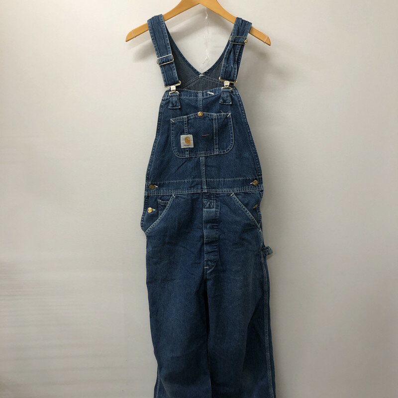 【中古品】【メンズ】 Carhartt カーハート DENIM OVERALL デニム オーバーオール ボトムス パンツ 156-250119-kk-26-tei サイズ:表記無し 下記参照 カラー:ライトインディゴ 万代Net店