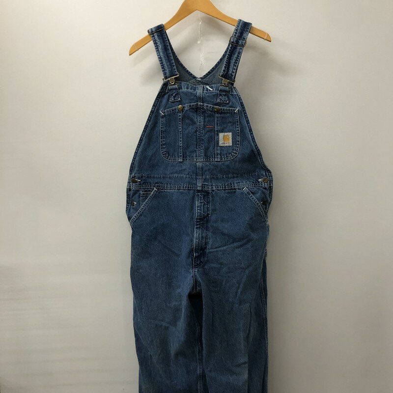 【中古品】【メンズ】 Carhartt カーハート DENIM OVERALL デニム オーバーオール ボトムス パンツ 156-250119-kk-25-tei サイズ:表記無し 下記参照 カラー:ライトインディゴ 万代Net店