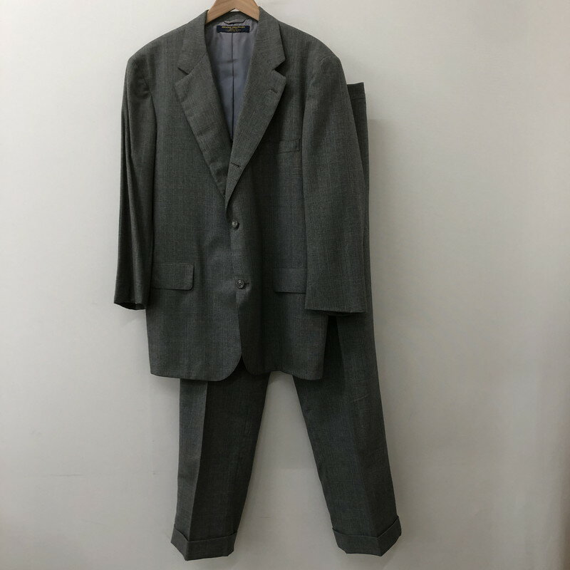 【中古品】【メンズ】 Brooks Brothers ブルックスブラザーズ 80’s WOOL SUIT SET UP 4644 VINTAGE 80年代 ウール スーツセットアップ ヴィンテージ 145-250307-kk-09-tei サイズ:46RG 42W カラー:グレー 万代Net店