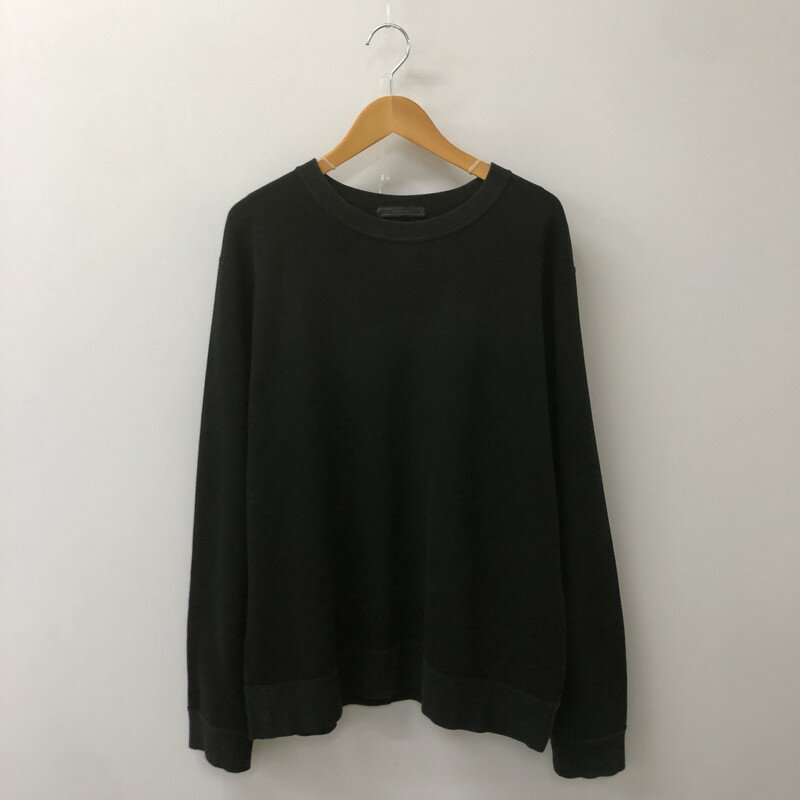 【中古品】【メンズ】 SOPHNET. ソフネット 23AW COTTON CASHMERE CREWNECK SWEAT SOPH-232045 コットン カシミア クルーネックスウェット トップス トレーナー 142-250409-kk-23-tei サイズ:XL カラー:ブラック 万代Net店