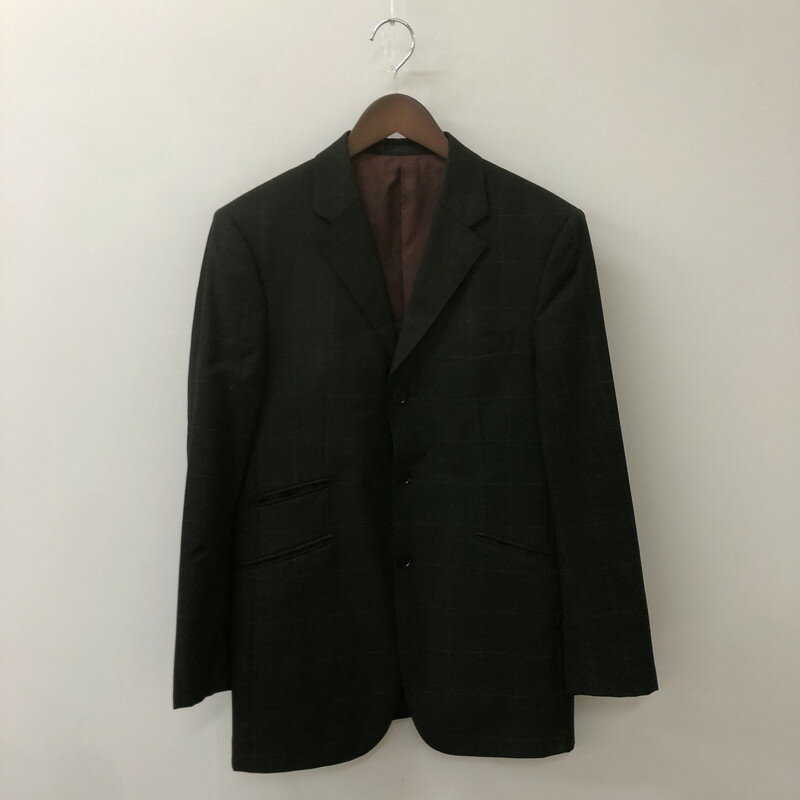 【中古品】【メンズ】 BURBERRY BLACK LABEL バーバリーブラックレーベル SUIT SET UP BMD02-800-09 スーツ セットアップ テーラードジャケット ボトムス パンツ 141-250519-KS-02-tei サイズ：38 カラー：BLACK 万代Net店