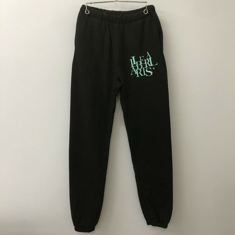 【中古品】【メンズ】 LIBERAL ARTS リベラルアーツ LOGO SWEAT PANTS ロゴ スウェットパンツ ボトムス 153-250602-KS-26-tei サイズ:XS カラー:ブラック 万代Net店