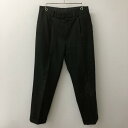 【現状渡し品】【メンズ】 WACKO MARIA ワコマリア 22SS UNCON PLEATED TROUSERS アンコン プリーツ トラウザーズ ボトムス パンツ スラックス 151-250704-KS-20-tei サイズ:M カラー:ブラック 万代Net店