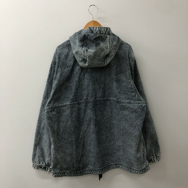 【中古品】【メンズ】 WOOLRICH ウールリッチ CORDURA DUCK ANORAK WJOU0158 コーデュラ ダック アノラック ライトアウター ジャケット 144-250720-kk-13-tei サイズ：L カラー：ケミカルウォッシュ インディゴブラック 万代Net店