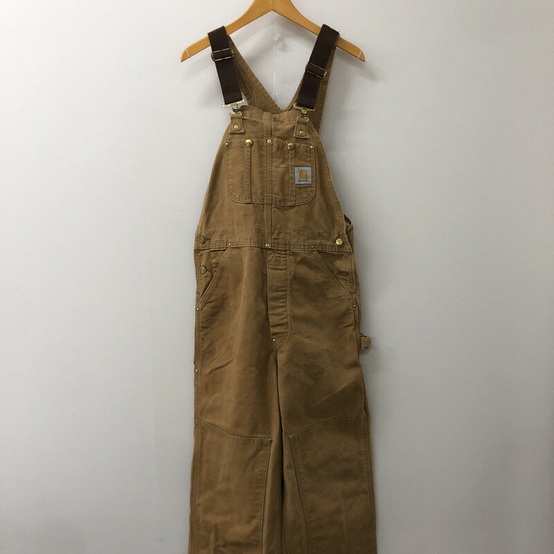 楽天スーパーSALE 10%OFF~【現状渡し品】【メンズ】 Carhartt カーハート DUCK OVERALLS ダック オーバーオール ボトムス パンツ 145-250803-ts-22-tei カラー:ブラウン 万代Net店
