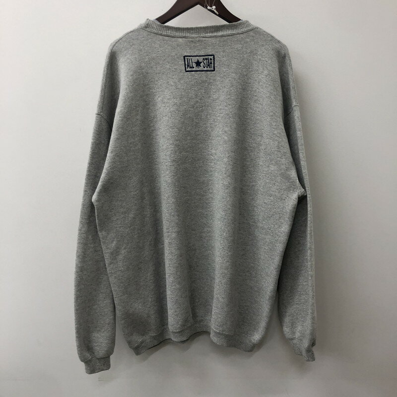 【中古品】【メンズ】 CONVERSE コンバース 90’s LOGO SWEAT MADE IN USA 90年代 ロゴ刺繍 スウェット トップス トレーナー USA製 145-250914-ts-12-tei サイズ：L カラー：グレー 万代Net店