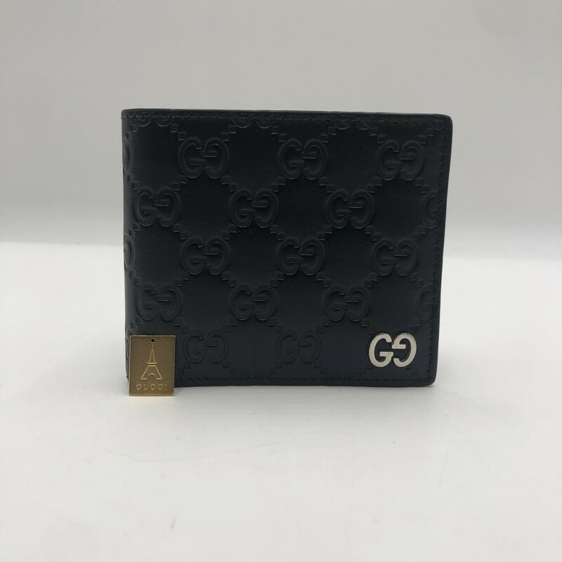 【中古品】【メンズ】 GUCCI グッチ ドリアン GG シグネチャー 473922 二つ折り財布 コンパクトウォレ..
