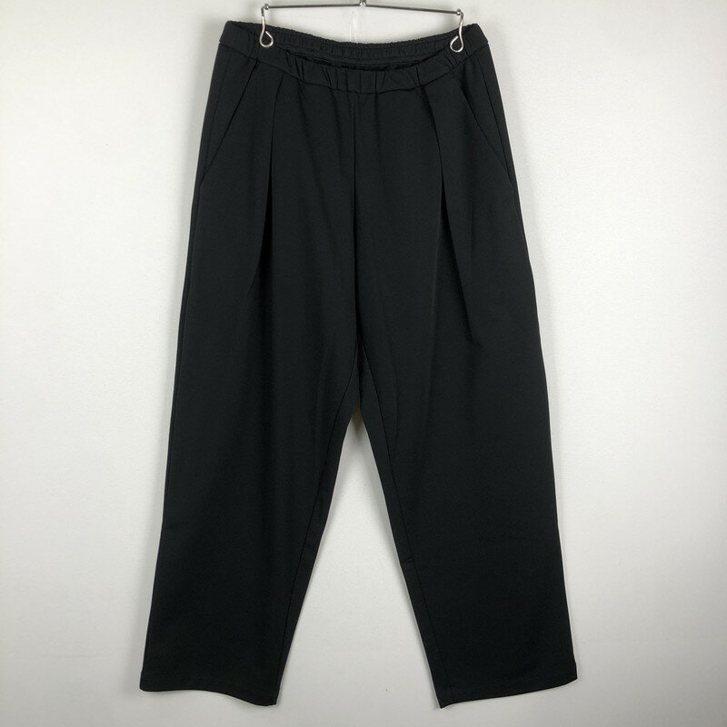 【中古品】【メンズ】 BATONER バトナー ONE TUCK JERSEY PANTS BN-24FM-094 ワンタック ジャージー パンツ ボトムス 151-251006-ks-27-tei サイズ：3 カラー：ブラック 万代Net店