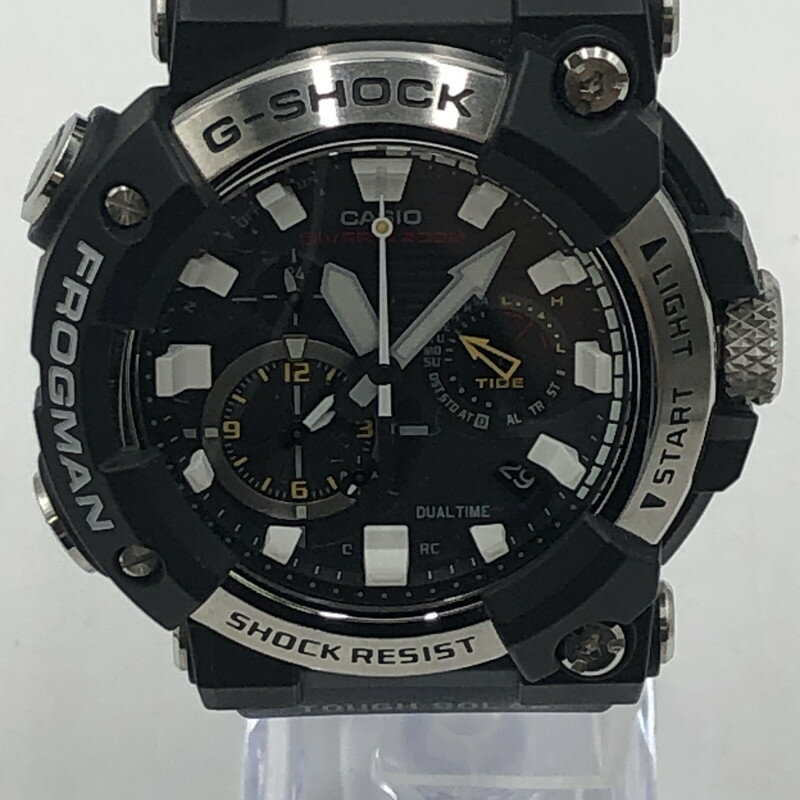 【中古品】【メンズ】 CASIO カシオ G-SHOCK MASTER OF G-SEA FROGMAN GWF-A1000-1A2JF ジーショック マスター オブ ジー シー フロッグマン タフソーラー 腕時計 196-251030-yy-21-tei カラー：ブラック 万代Net店