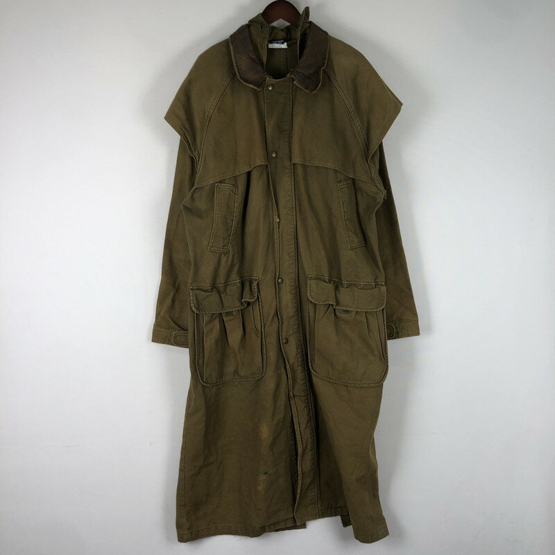 【中古品】【メンズ】 WOOLRICH ウールリッチ 80's HUNTING COAT 1650-113 VINTAGE 80年代 ハンティング コート アウター ヴィンテージ 144-251103-yo-13-tei サイズ：L カラー：カーキ 万代Net店