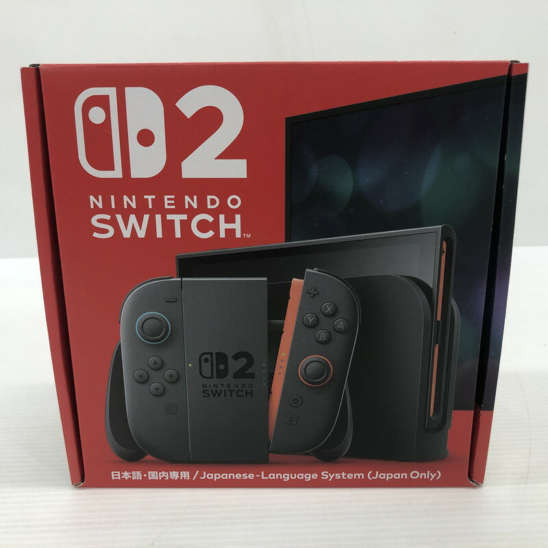【未使用品】 Nintendo Switch2 ニンテンドースイッチ2 国内版 日本語版 BEE-S-KB6C 035-260906-ns-05-tei 万代Net店