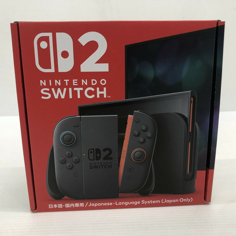 【未使用品】 Nintendo Switch2 ニンテンドースイッチ2 国内版 日本語版 BEE-S-KB6CA 035-260906-ns-07-tei 万代Net店
