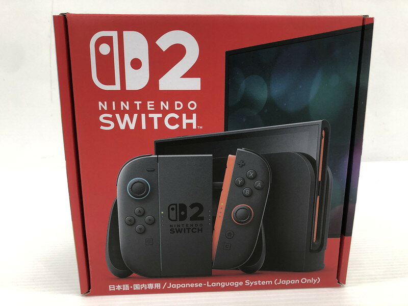 【未使用品】 Nintendo Switch2 ニンテンドースイッチ2 国内版 日本語版 BEE-S-KB6CA 035-260913-ns-10-tei 万代Net店