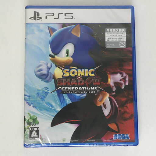 【新品】 PlayStation5 PS5 ソニック×シャドウ ジェネレーションズ ※早期購入特典付き CERO A 全年齢対象 026-241024-SU-1-tom 万代Net店 【新品】 PlayStation5 PS5 ソニック×シャドウ ジェネレーションズ ※早期購入特典付き CERO A 全年齢対象 026-241024-SU-1-tom 万代Net店