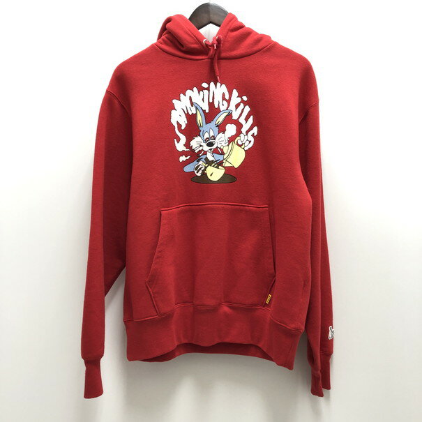 【中古品】【メンズ】 FR2 SWEAT PARKER 142-241128-wy-18-tom サイズ:M カラー:レッド 万代Net店