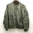 【中古品】【メンズ】 ALPHA アルファ ALPHA MA-1 145-241129-wy−3-tom サイズ:M カラー:オリーブ 万代Net店