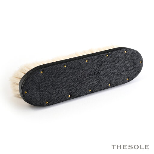 THE SOLE ザソール ・山羊毛 トリヨン・モーリス 洋服ブラシ ・col. BLACK ブラック THE SOLE ザソール ・山羊毛 トリヨン・モーリス 洋服ブラシ ・col. BLACK ブラック