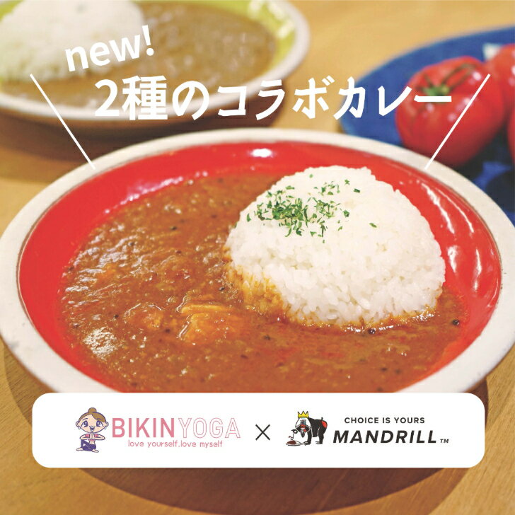 【スーパーSALE10％OFF】タンパク質8g！美筋ヨガ 廣田なおさん×マンドリル 2種から選べる レトルトカレ..