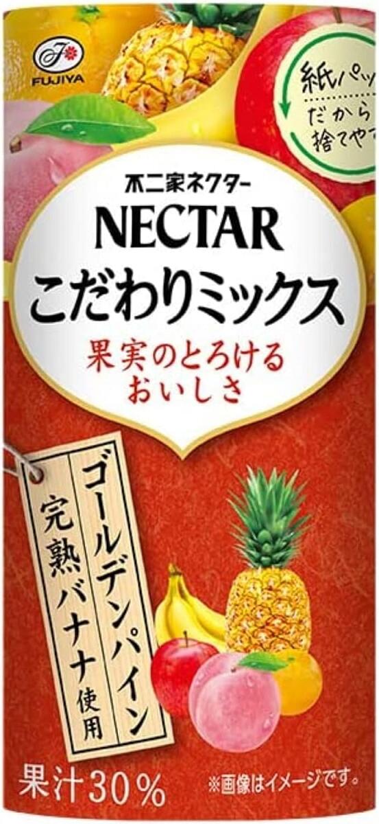 【猫】訳あり（賞味期限2024-10-08の為）　伊藤園 不二家 ネクター こだわりミックス 195g ×24本のサムネイル