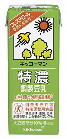 【猫】キッコーマン 特濃 調製豆乳 1000ml紙パック 6本入