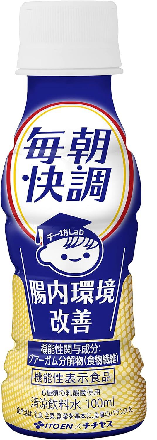 【猫】（訳あり商品　賞味期限2024年2月）伊藤園 チチヤス 毎朝快調 腸内環境改善 100ml×30本 [機能性表示食品]のサムネイル