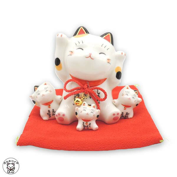 開店祝い 周年祝い 移転祝い 妊活グッズ 子宝 お守り 子宝 グッズ 出産祝い 招き猫 置物 【円満招き猫（やんちゃトリオ）】まねきねこ 金運 開運 全部招きます まねき猫 専門店 開運グッズ 猫 雑貨 ネコ グッズ ねこ 家庭円満 外国人 お土産 開業 オープン 周年記念品 p3