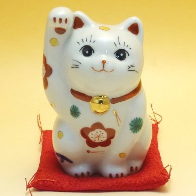 招き猫 開店 祝い 居酒屋 プレゼント カフェ レストラン 美容室 贈り物 引越祝い 新築内祝い/置物 まねきねこ 【九谷焼3.5号 松竹梅】まねき猫 開運グッズ 高級 お祈り猫 猫 雑貨 招き猫 父の日 ギフト 贈答用 記念品 引っ越し祝い 新入荷　k5-1551　 金運 開運 和食 ma