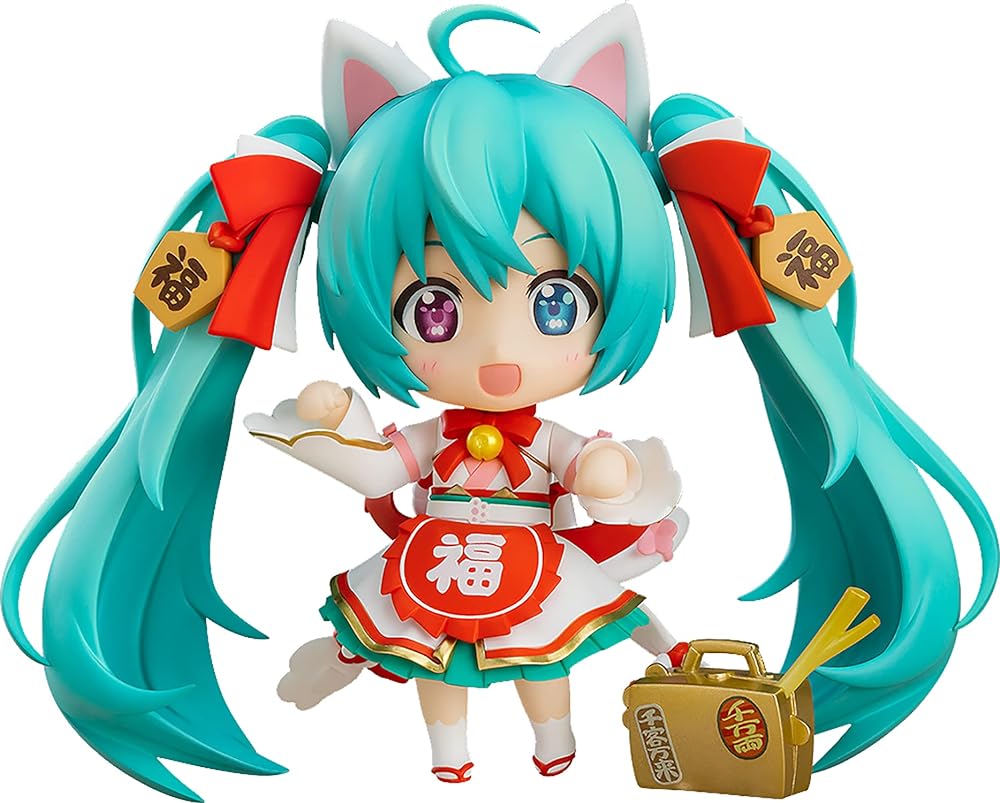 グッドスマイル キャラクター ボーカルシリーズ01 初音ミク (招きミクVer.) ねんどろいど アクションフィギュア マルチカラー