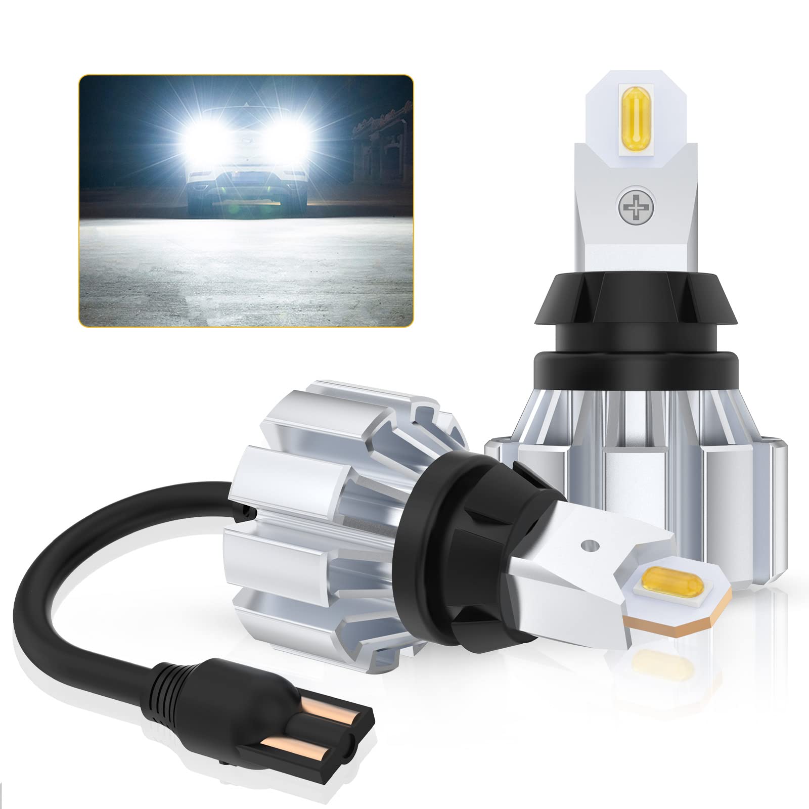 Rakuten - 【送料無料】T16。T16 LED バックランプ 爆光 超明るい6000ルーメン キャンセラー内蔵 28W ハイパワー W16W バックライト DC12V (ハイブリッド車EV車対応) 6000K-6500K ホワイト 後退灯 無極性 定電流ドライバ 過