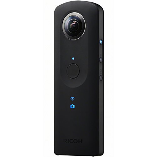 RICOH THETA S ブラック 360度全天球カメラ 360° Full HD 30fps フルハイビジョン動画 25分間連続撮影可能 精度の高い自然なスティッチング HDR合成撮影で明暗差のある室内撮影もきれいに撮影できます 910720