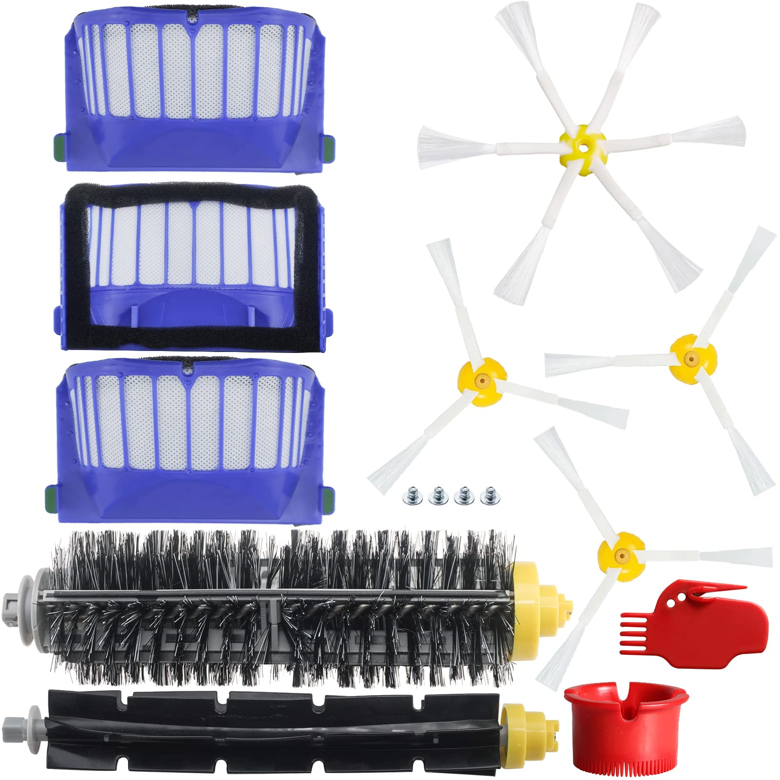 Rakuten - BBT 692 ロボット掃除機 693 ルンバ600シリーズ消耗品 694 フィルター 600 ブラシ 620 メインブラシ 691 フレキシブルブラシ 641 エッジクリーニングブラシ 671 部品 642 サイドブラシ 630 交換 11点セット